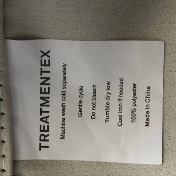 Elegant Cream Curtains with Pom-Pom Trim - Picture 8 of 8